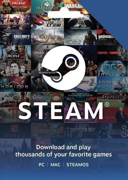 Steam Wallet 100 USD (Global)